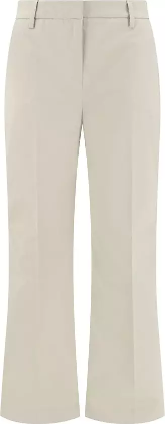 Sandy Beige Cotton Pants