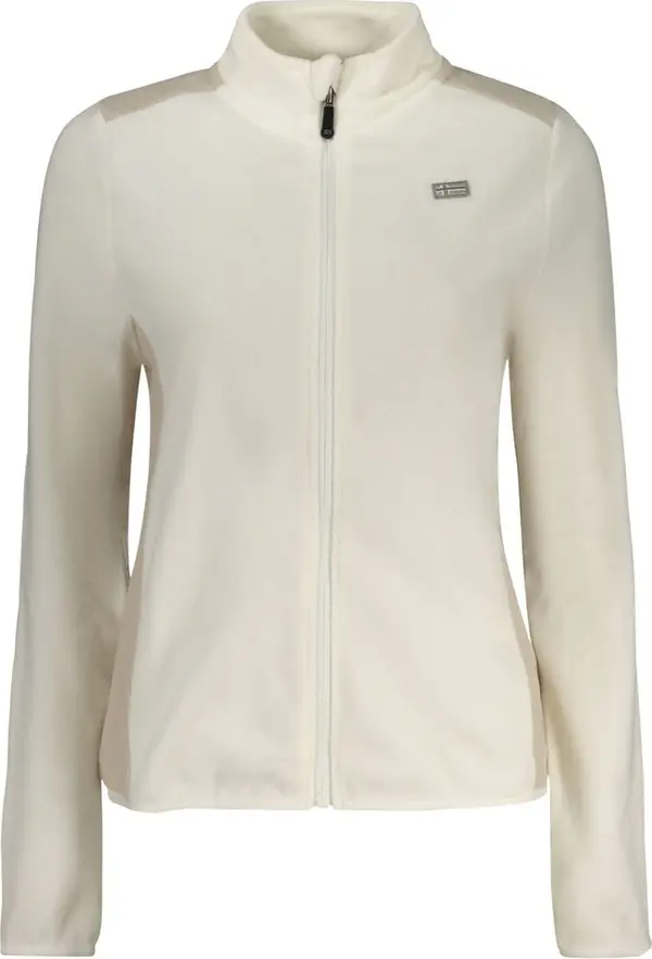 Bianco Polyester Women Sweatshirt