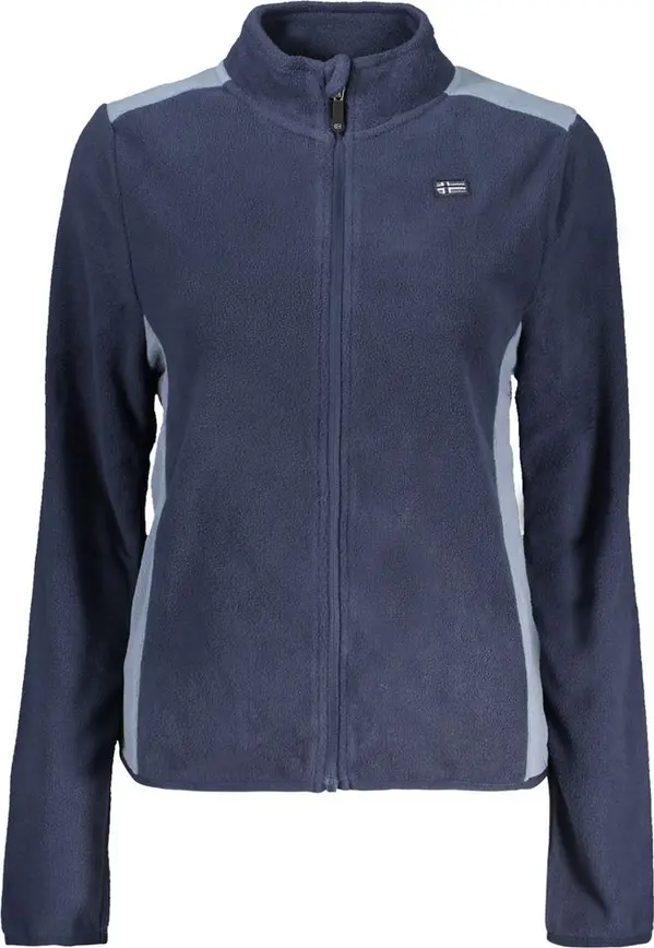Blue Polyester Women's Sweatshirt