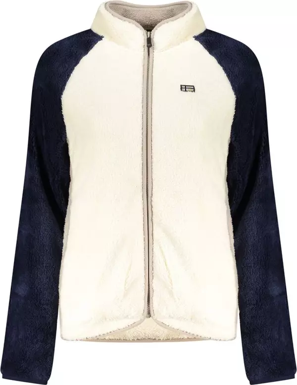 Bianco Polyester Women Sweatshirt