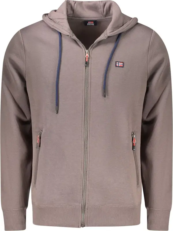 Marrone Cotton Men Sweatshirt