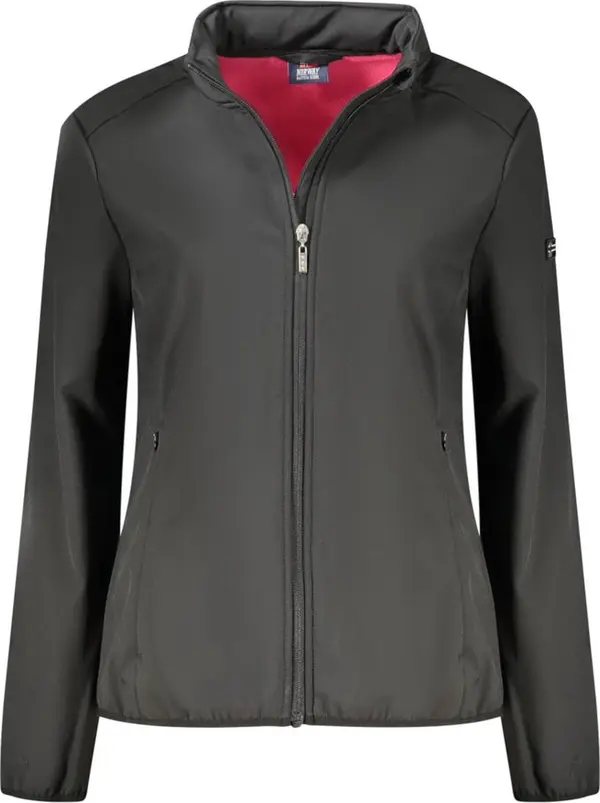 Black Polyester Women's Jacket