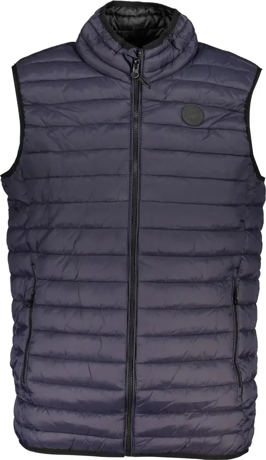 Blu Poliammide Men's Gilet