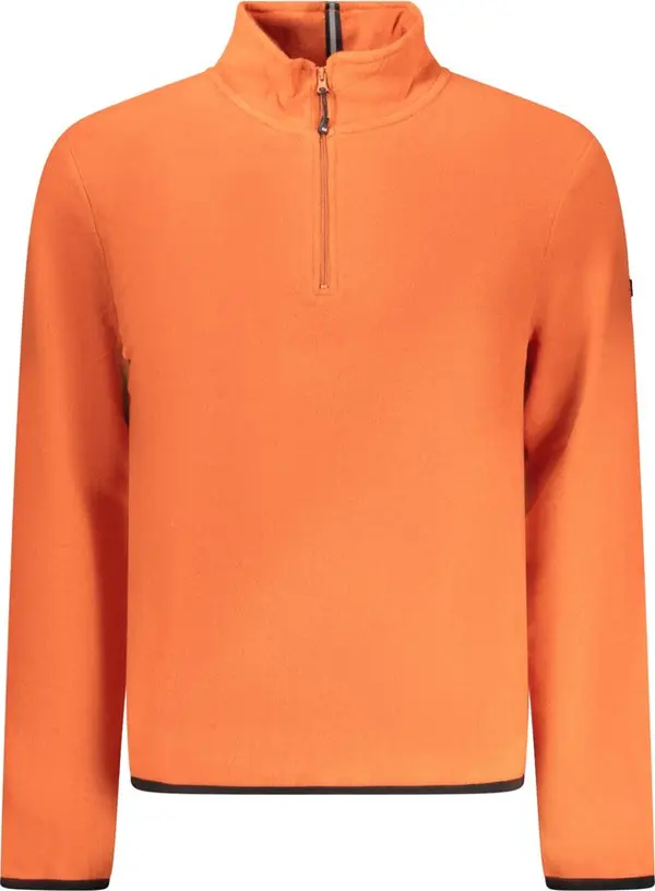 Arancione Polyester Men Sweatshirt