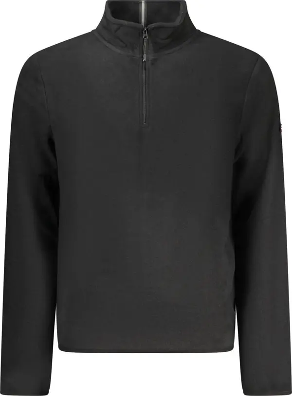 Black Polyester Men's Sweatshirt
