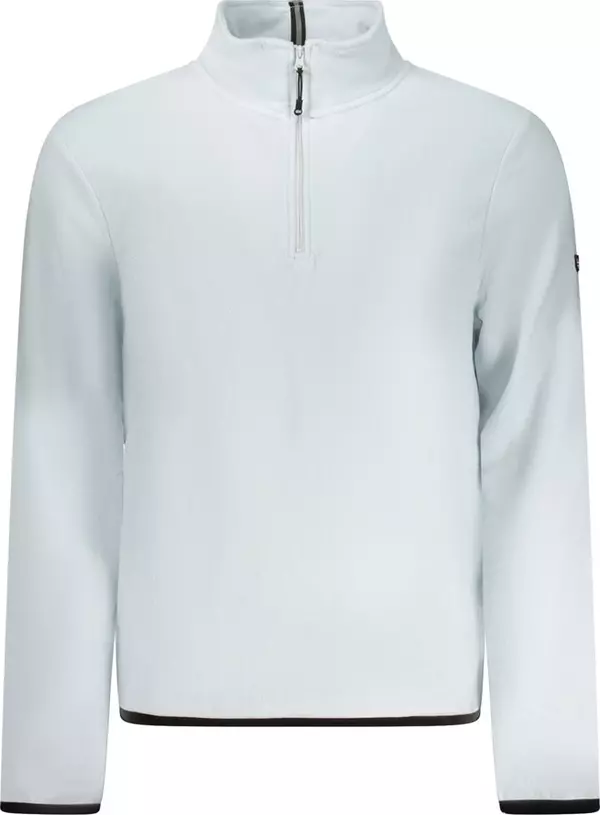Blue Polyester Men Sweatshirt