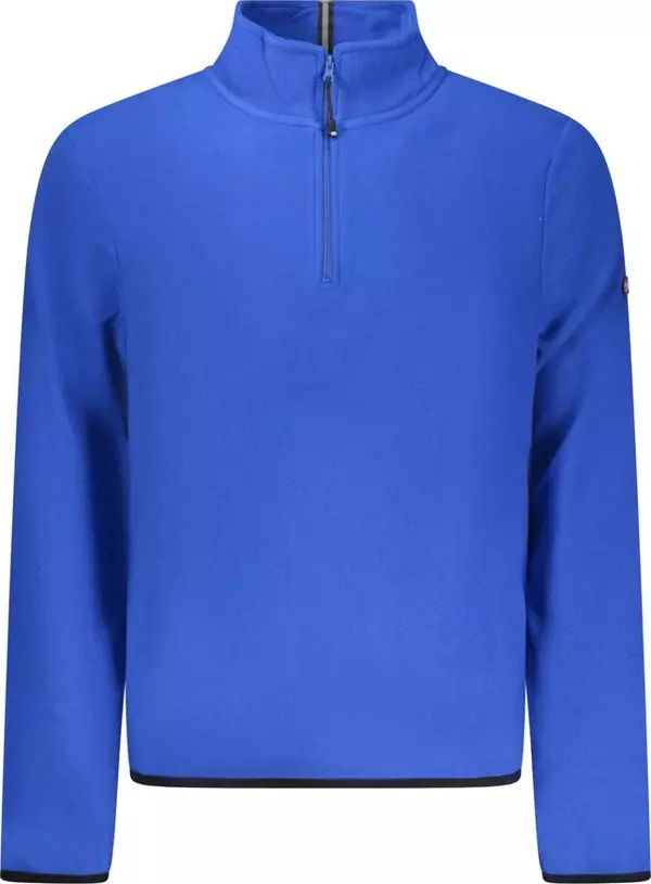 Blue Polyester Men's Sweatshirt