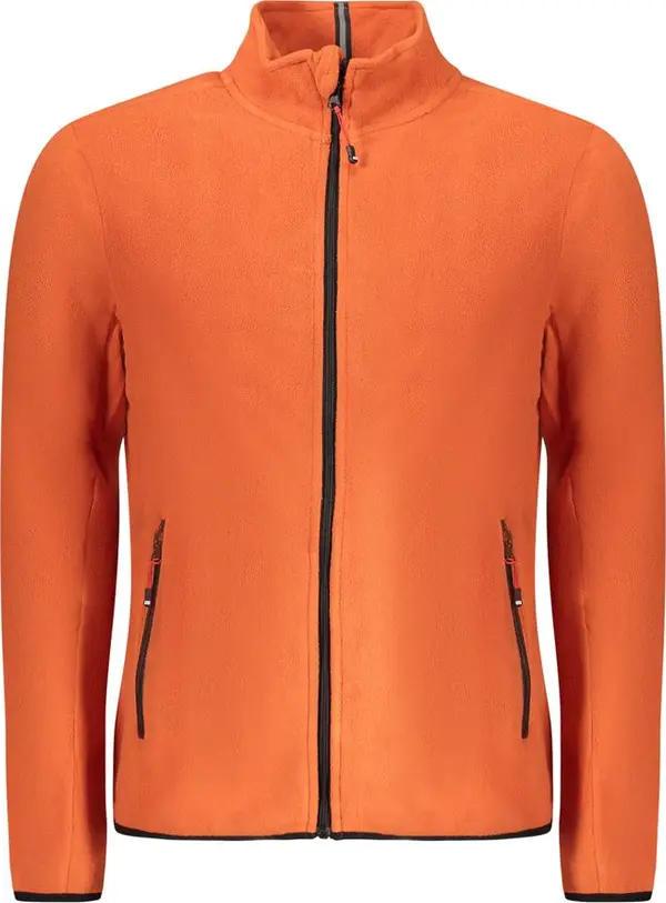 Arancione Polyester Mens Sweatshirt