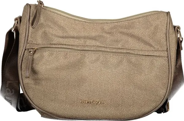 Beige Polyester Women's Shoulder Bag