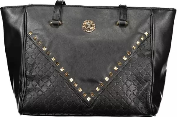Black PVC Women Handbag