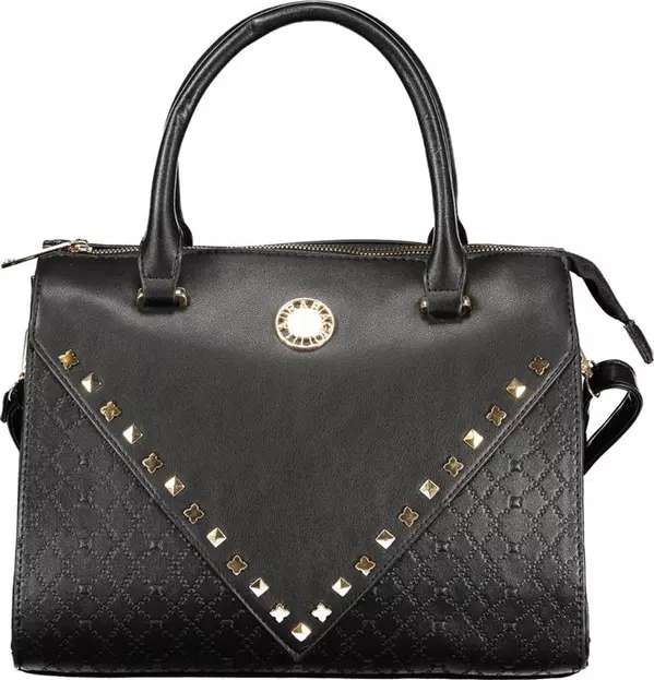 Black PVC Women Handbag