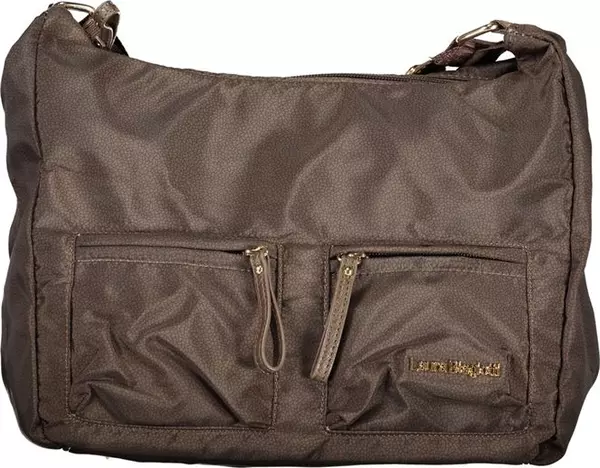 Marrone Polyester Women Handbag