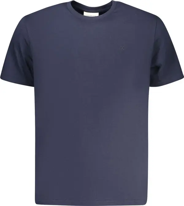 Blue Cotton Men's T-Shirt