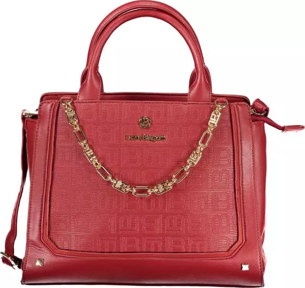 Red PVC Women Handbag