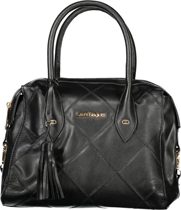 Black PVC Women Handbag