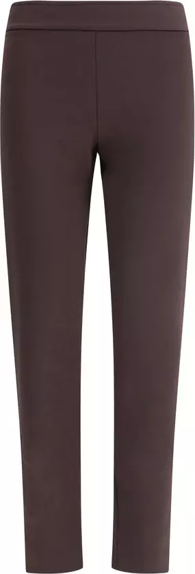 Brown Polyamide Casual Pants