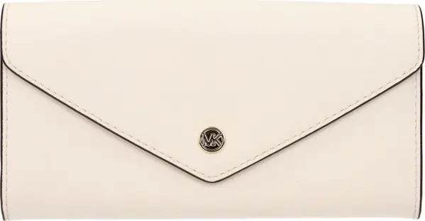 Beige Leather Wallet