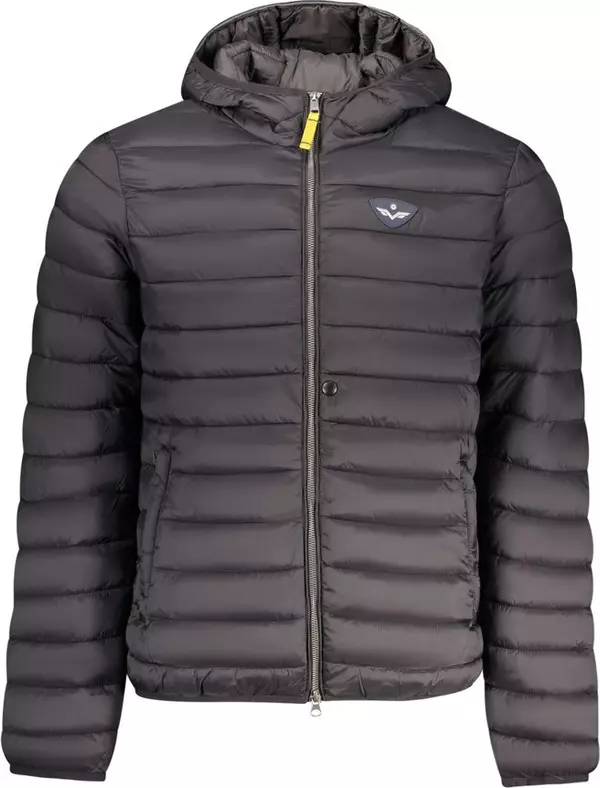 Black Poliammide Men's Jacket
