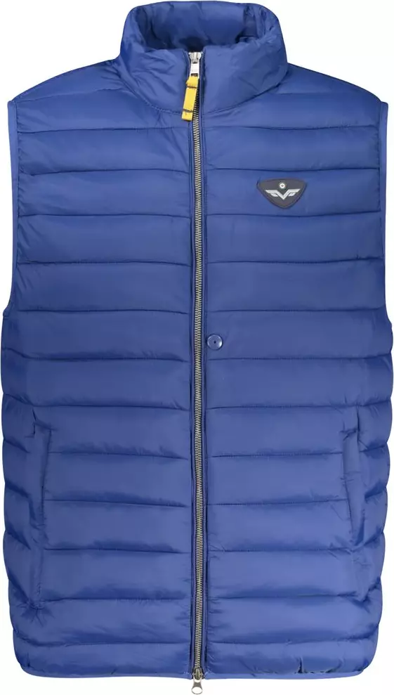 Blu Poliammide Men's Jacket
