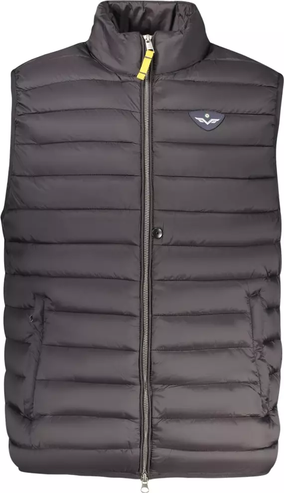 Black Polyamide Men's Jacket