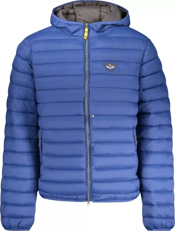 Blu Poliammide Men's Jacket