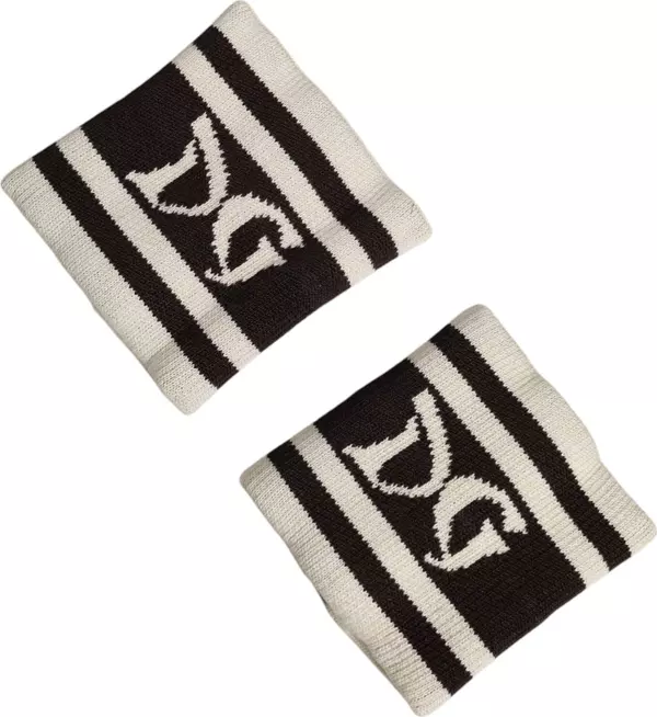 Black White DG Logo Cotton 1 Pair Wristband