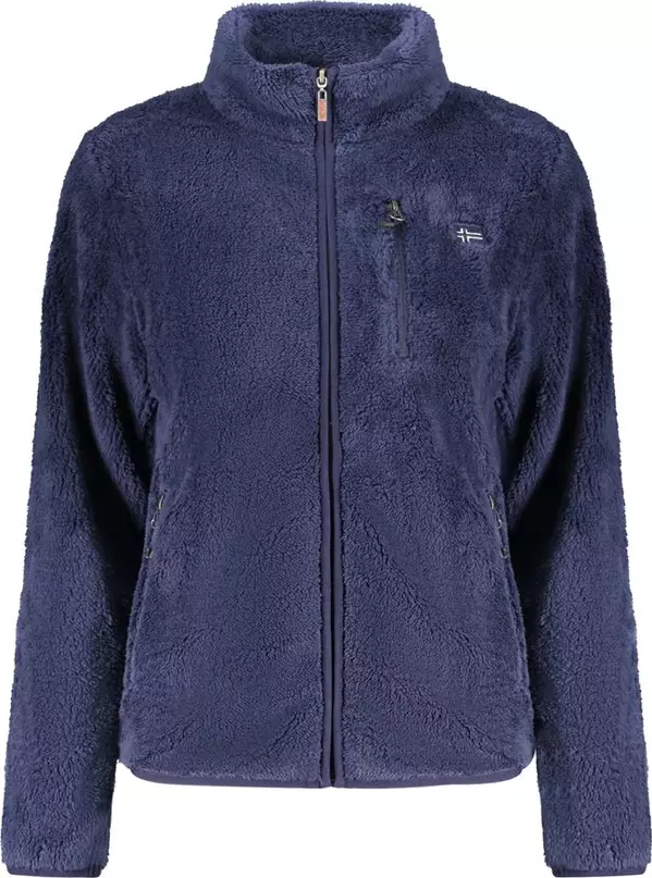 Blu Polyester Woman Sweatshirt