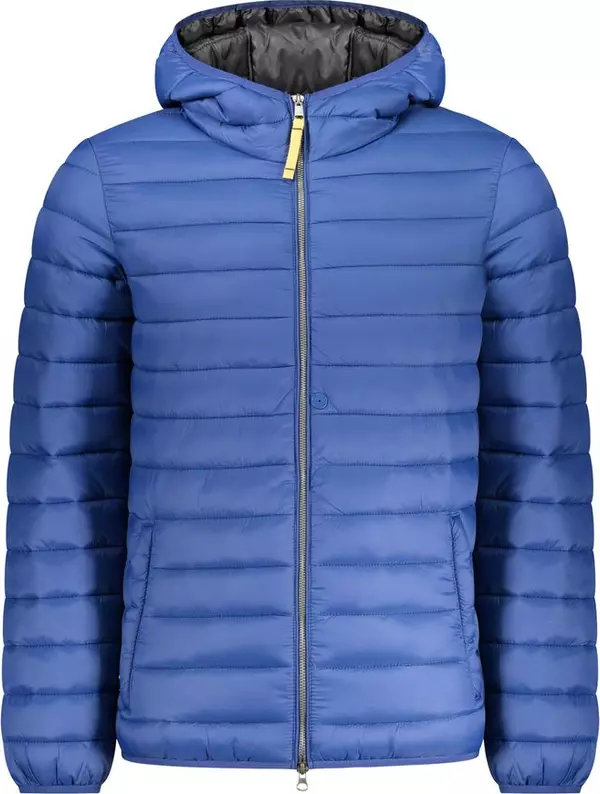 Blu Poliammide Men's Jacket