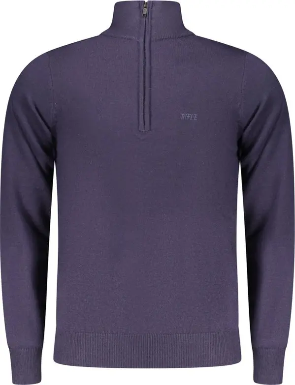 Blu Polyester Men Sweater
