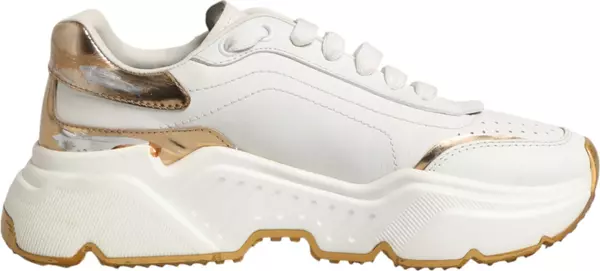 White Gold Daymaster Low Top Sneakers Shoes
