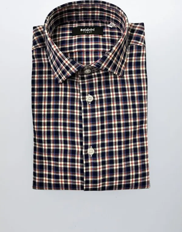 Multicolor Cotton Men Shirt