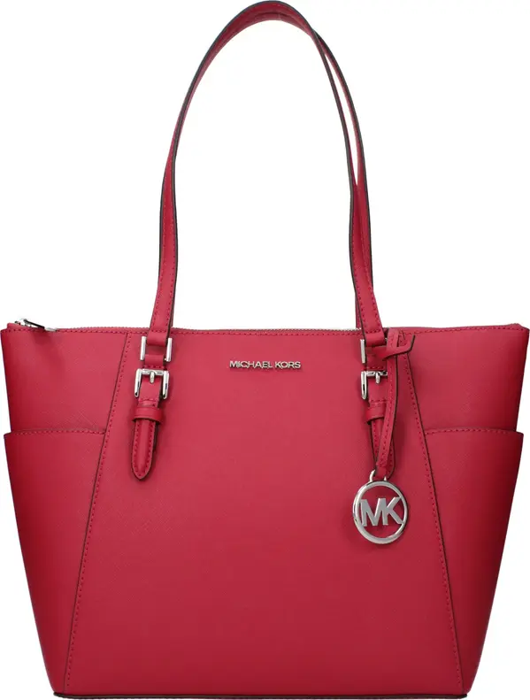 Red Leather Shoulder Bag