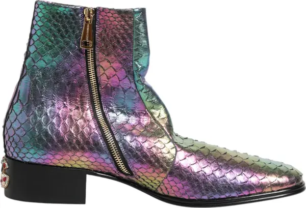 Multicolor Chelsea Short Ankle Boots Shoes
