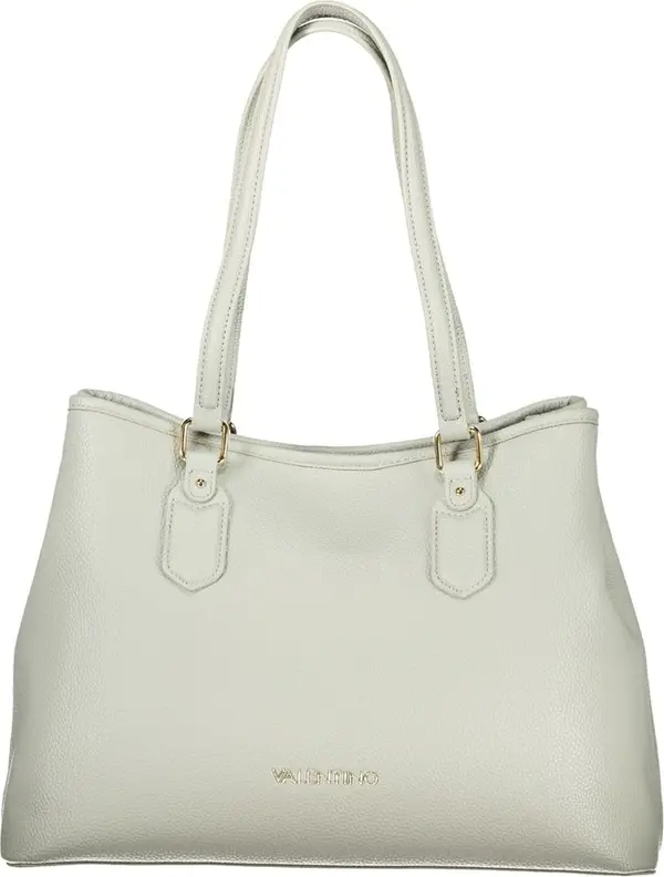 Gray Polyurethane Women's Bag