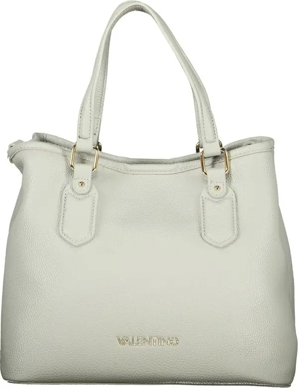 Gray Polyurethane Women's Bag
