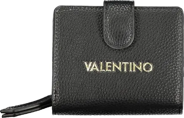Black Polyurethane Women Wallet