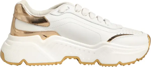 White Gold Daymaster Low Top Sneakers Shoes