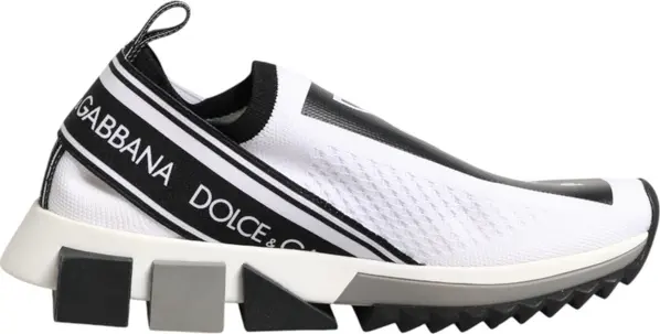 White Logo Low Top Sorrento Sneakers Shoes