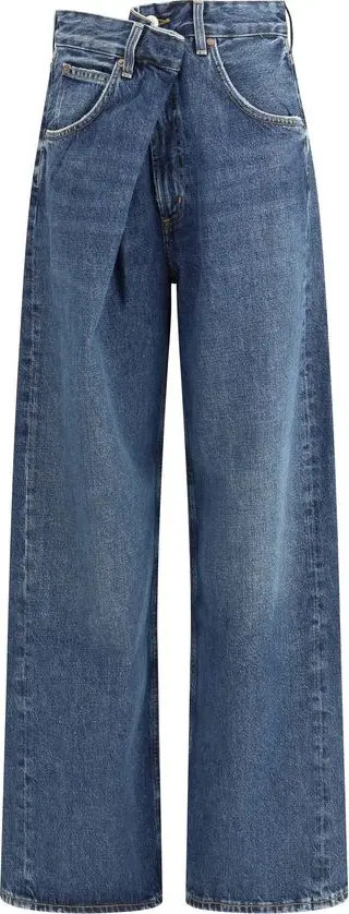 Blue Cotton Jeans Denim