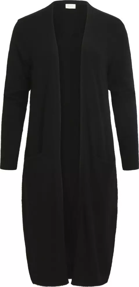 Black Nylon Cardigan