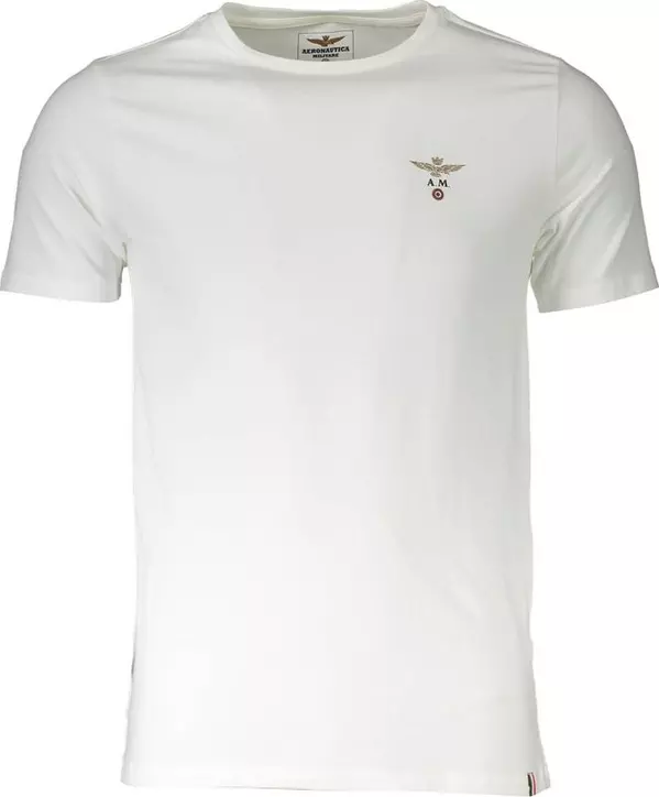 White Cotton Men's T-Shirt