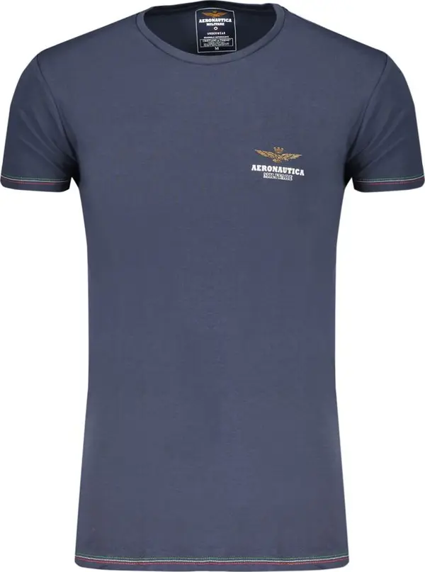 Blue Cotton Men's Underwear T-Shirt