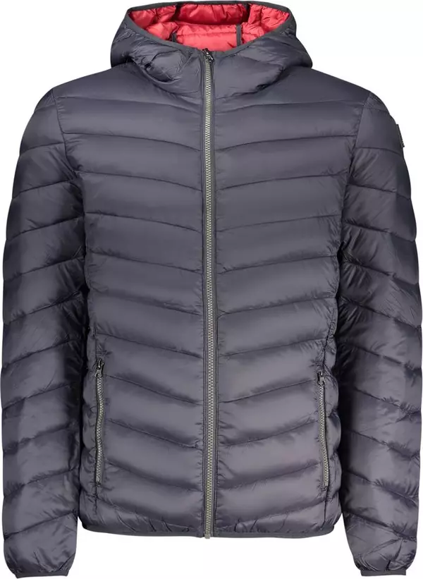 Blue Polyamide Men's Jacket