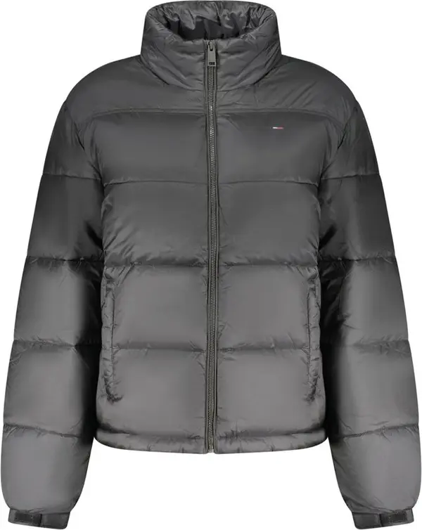 Black Polyester Women Jacket