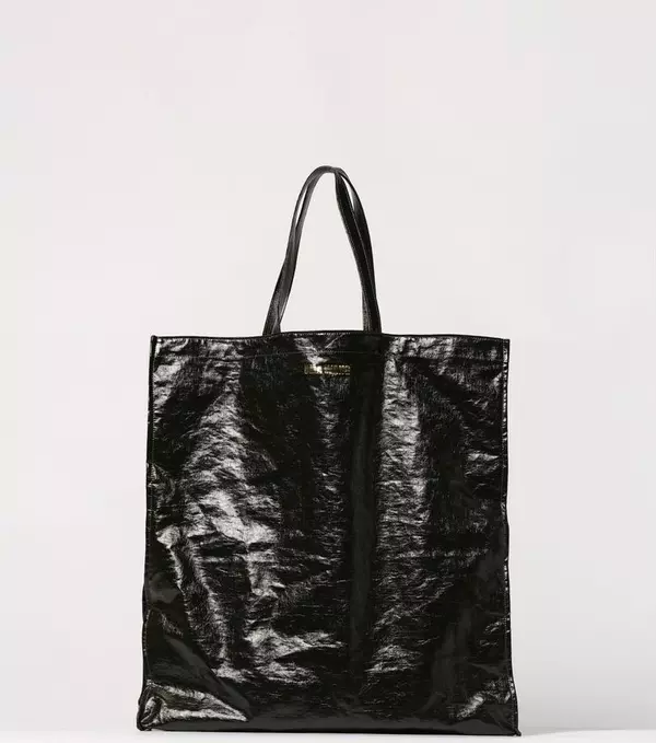 Bicolor Nylon Handbag