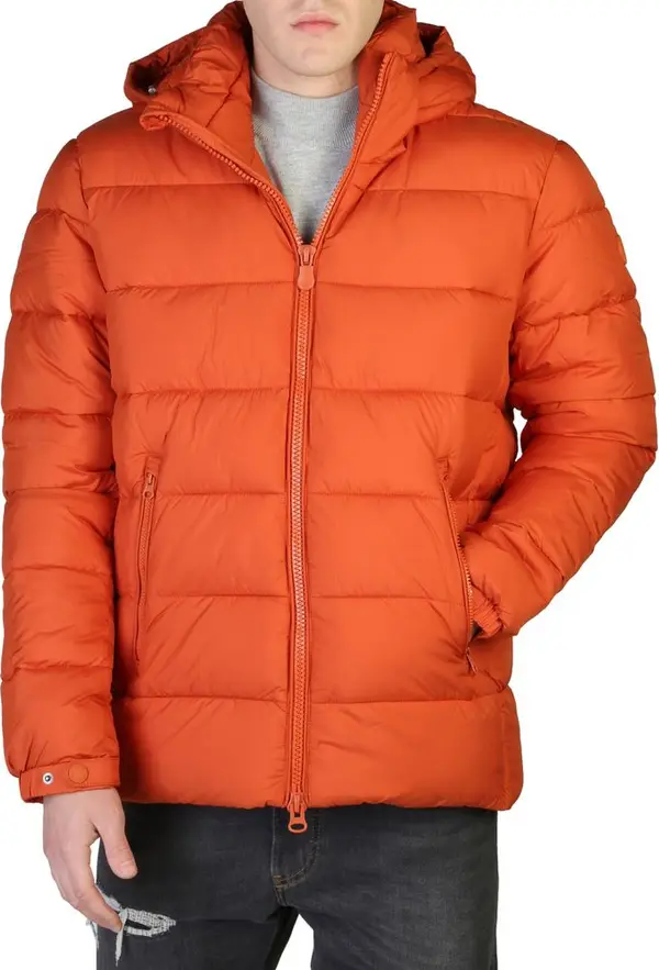 Orange Nylon Bomber