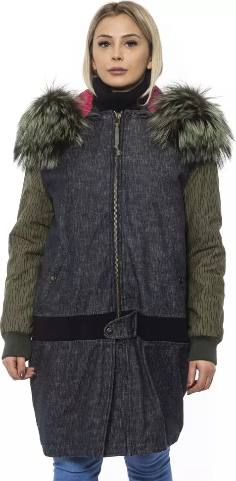 Gray Leather Women Bomber Jacket
