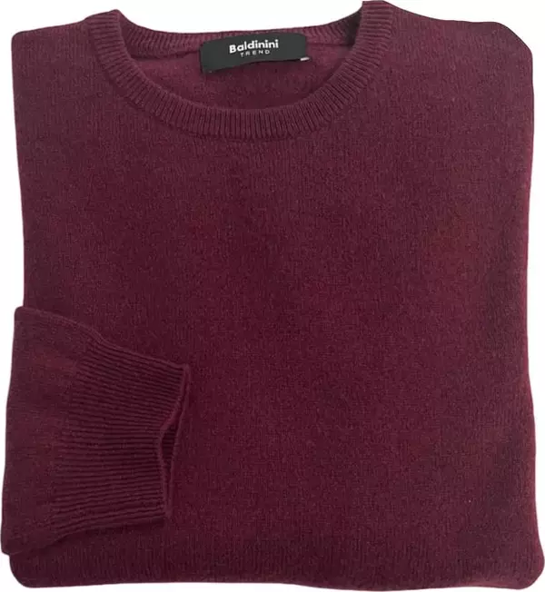 Red Cashmere Men Sweater