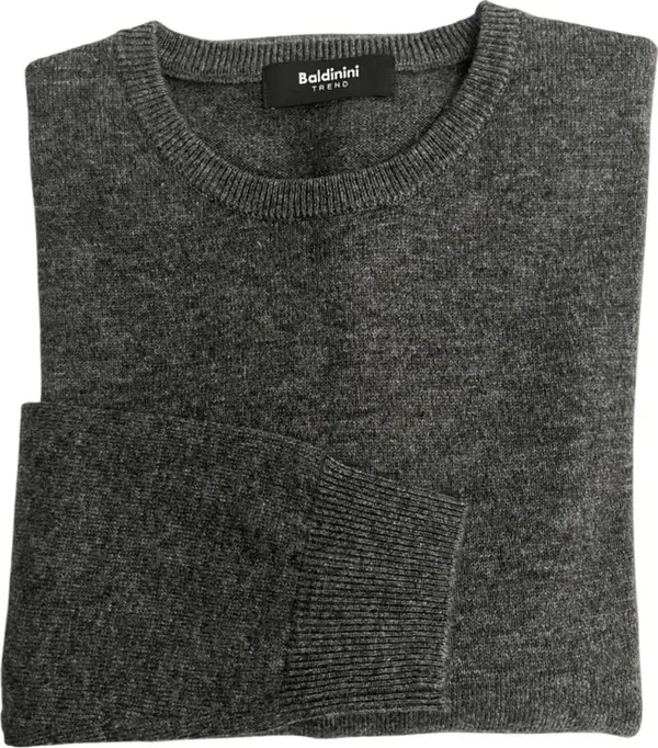 Gray Cashmere Men Sweater