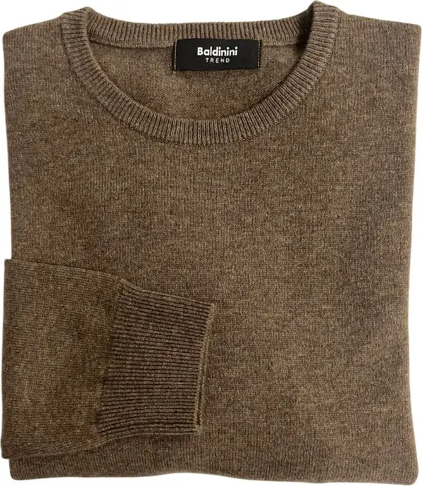 Brown Cashmere Men Sweater
